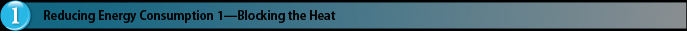 Reducing Energy Consumption 1-Blocking the Heat